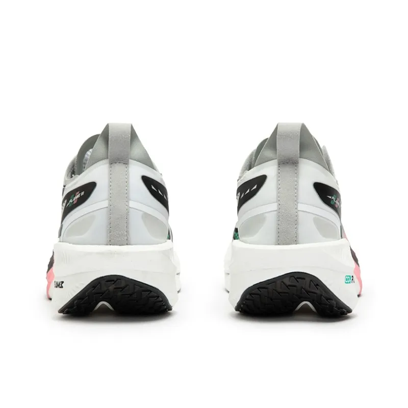 361° Flying Flame 3.5 Cushioning Anti Slip And Wear Resistant Low Top Running Shoes Unisex White Black Green-3