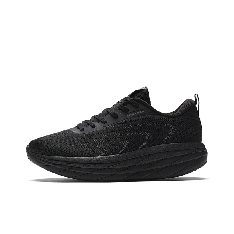 Sprandi Rolling Dome Lite Breathable Height Increasing Wear-Resistant Low-Top Sprint Running Shoes Men's-0