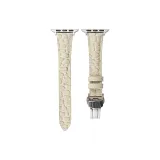 Ecru-Silver-Tone Buckle