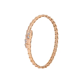 BVLGARI 18K Rose Gold Bangles Women's Rose Gold