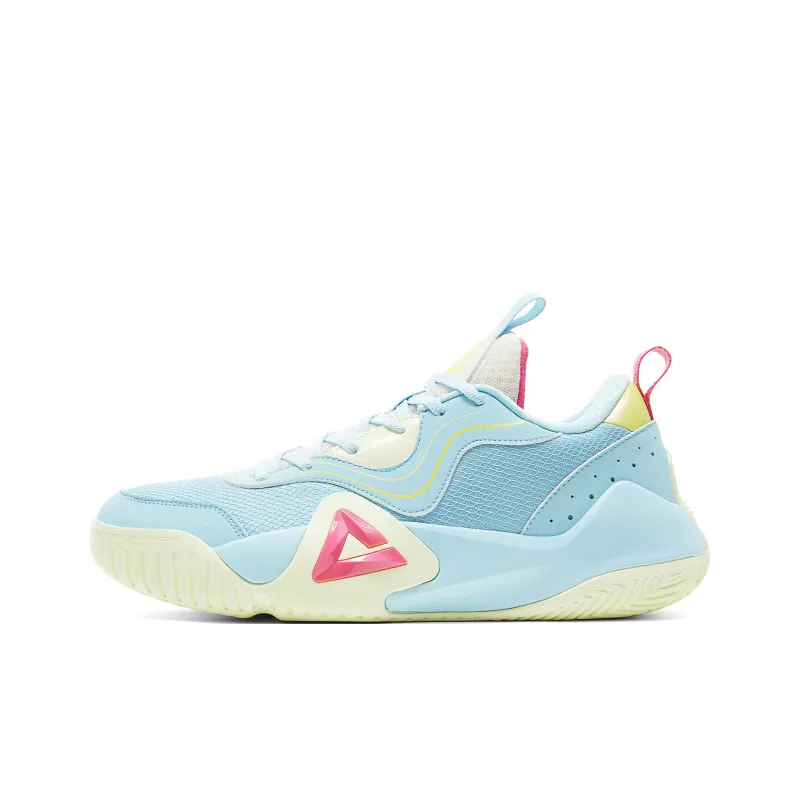 PEAK Basketball Shoes Men Low Top Cornflower Blue-0