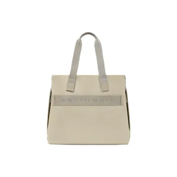 RIMOWA Recycled Nylon With Patchwork Leather Tote Bag Shopping Bag Handbag Regular Unisex Sand Dune
