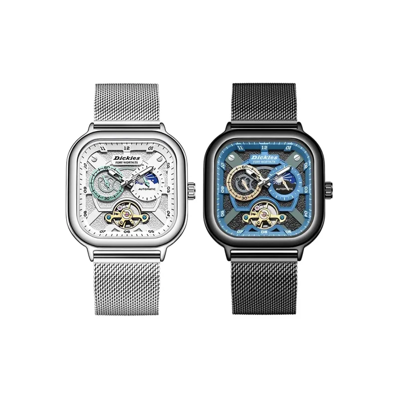 Dickies Wrist Watch Mechanical Movement White Dial Unisex Box Limited Edition-17