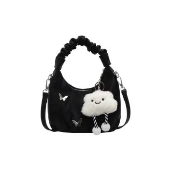 Morellybear PU Shoulder Bag, Crossbody Bag, Handbag Women's Black/Ecru/Yellow/Coffee