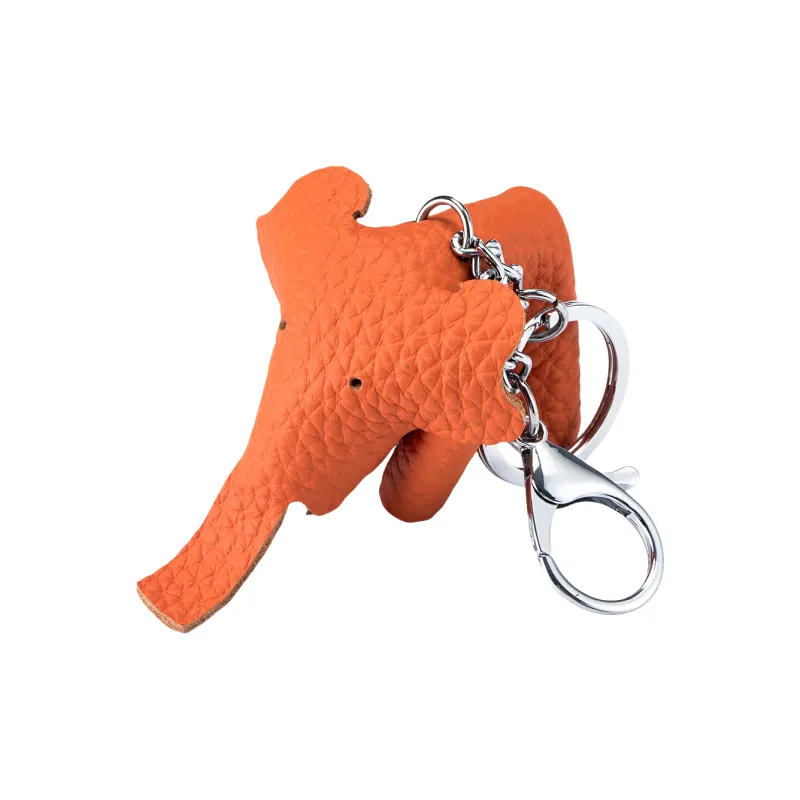 Tong Tong Rabbit Top Grain Cow Leather Keychains Unisex-10