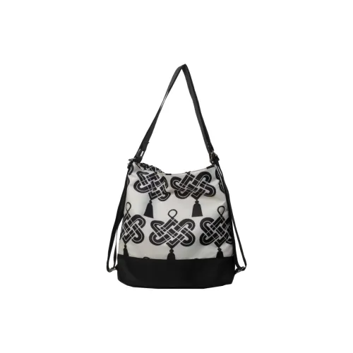 Yalu Nylon Shoulder Bag, Crossbody Bag Women's Chinese Knots/Dragon/Floral/Horse