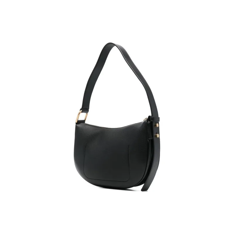 DKNY Polyurethane Hobo Bag Handbag Shoulder Bag Women's Black-1