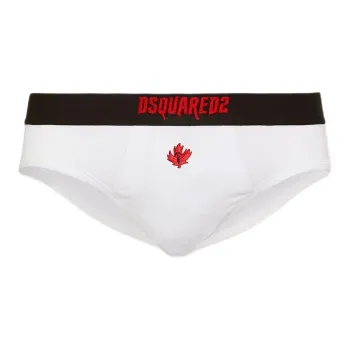 DSQUARED 2 Horror Maple Leaf embroidered Briefs