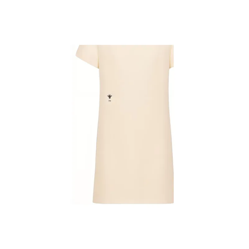 DIOR 30 Montaigne SS23 Short Sleeved Dress Women's Beige-3