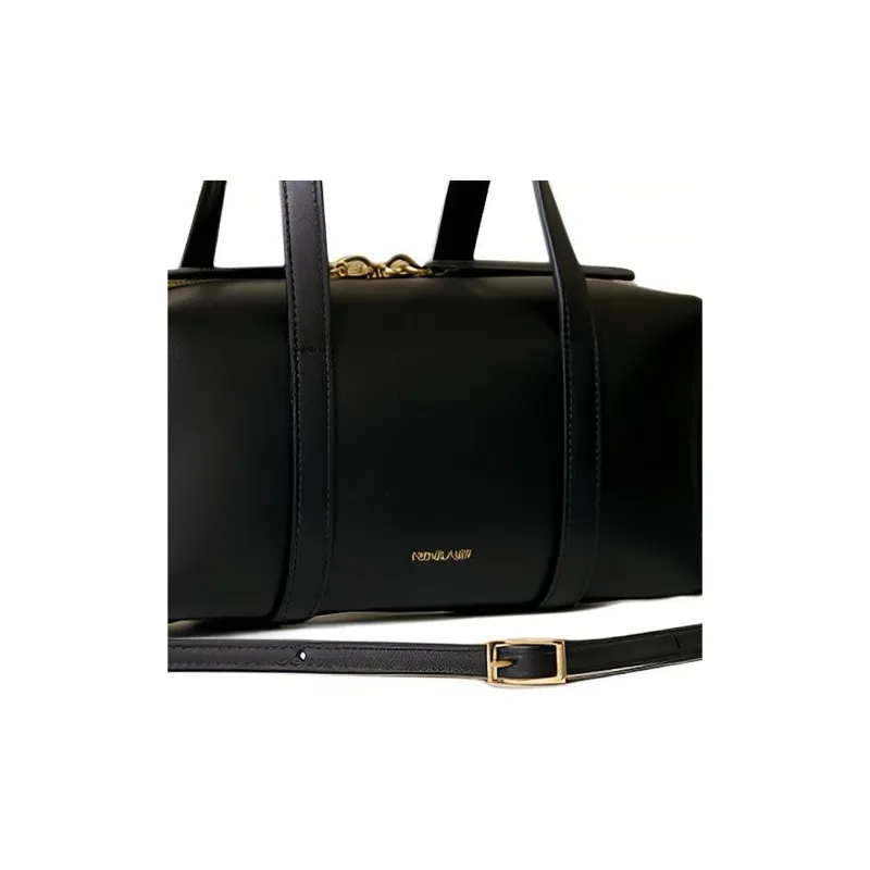 FRENZLAUER Calfskin Shoulder Bag Crossbody Bag Handbag Women's Black-3