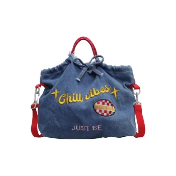 Yalu Denim Shoulder Bag Regular Women's Multicolor