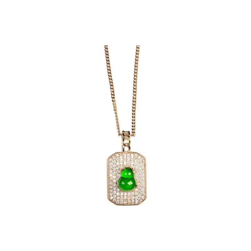 KALAIYIN Ice Glutinous Jadeite Necklaces Unisex-5