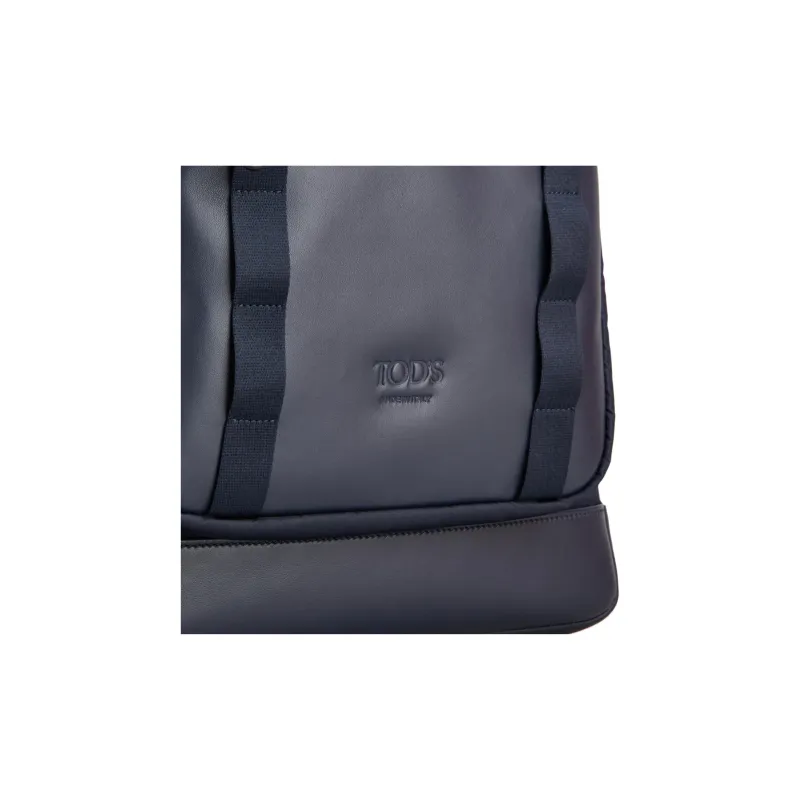 TOD'S Nylon Backpack Medium Size Men's Blue-3