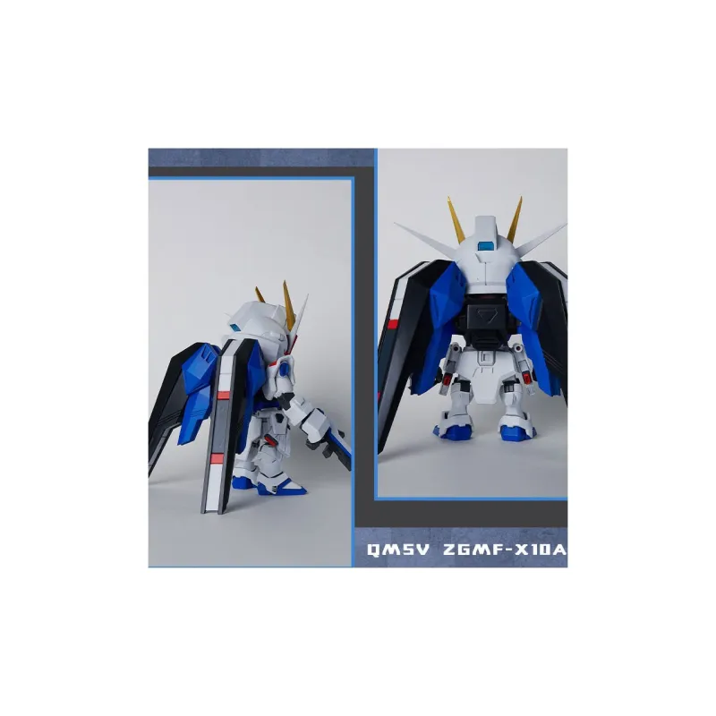 BANDAI SD BB Warrior SD QMSV ZGMF X10A Freedom Gundam Sixth Edition GUNDAM Model Kits-1