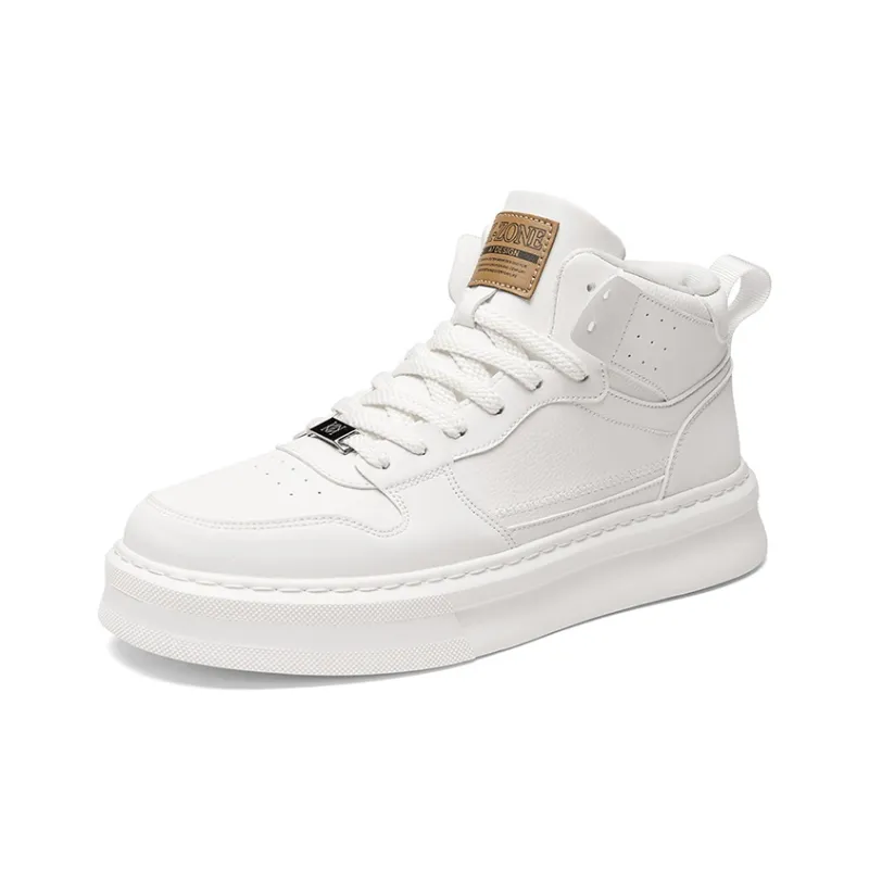 X-ZONE Anti-Slip And Wear-Resistant Height Increasing High-Top Skateboard Shoes Men's-2