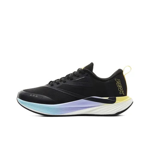 PEAK Cushioning Anti Slip And Wear Resistant Rebound Anti Rollover Low Top Running Shoes Women's Black Lavender