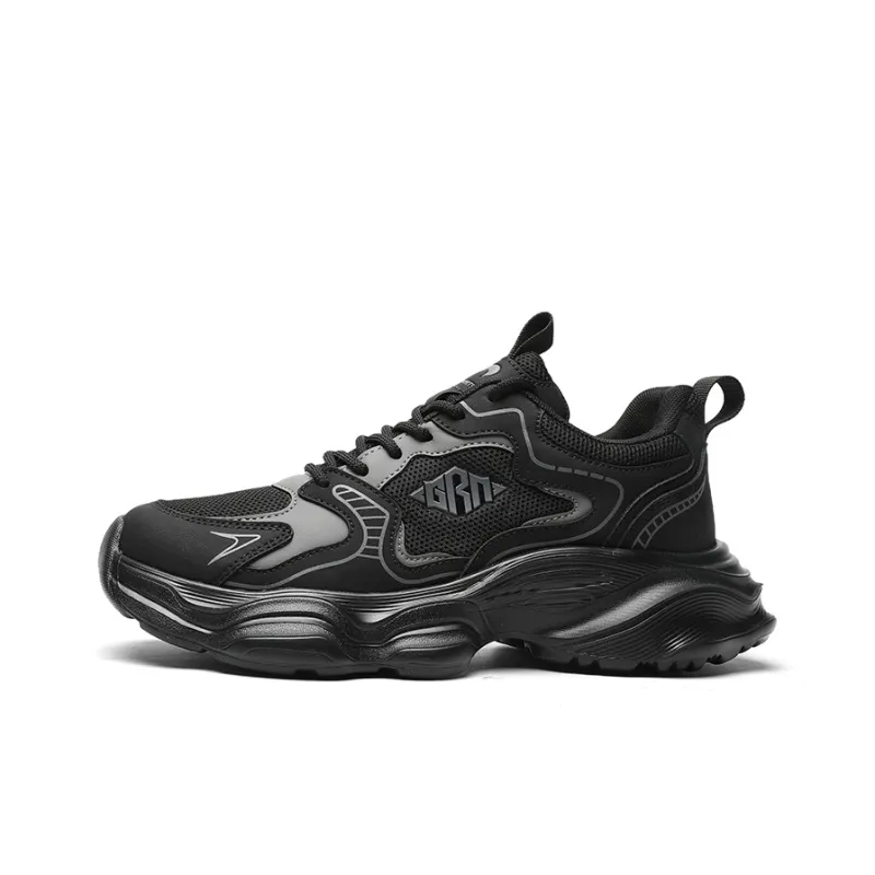 K-bird Wear-Resistant Height Increasing Lightweight Low-Top Chunky Sneakers Men's-0