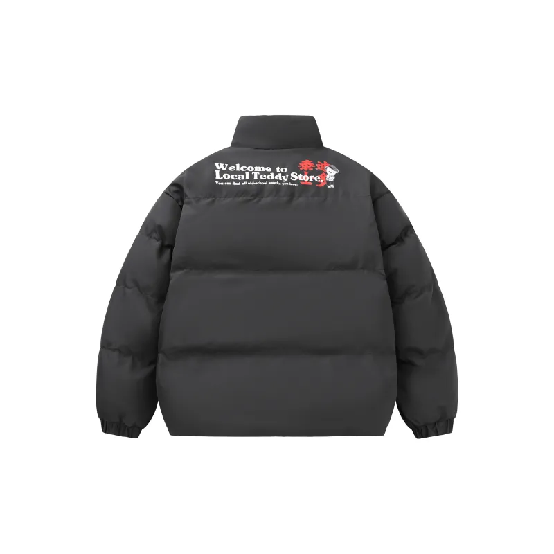 Teddy Bear Collection Puffer Jacket Coat Unisex-1