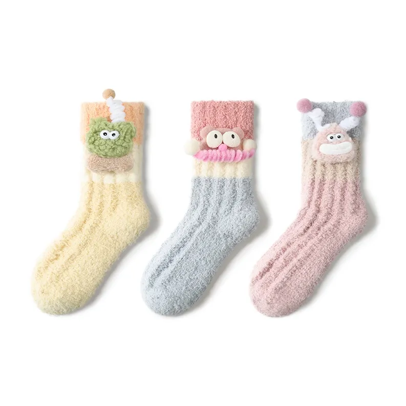 Primeet Mid Calf Socks Women's 3 Pack-5