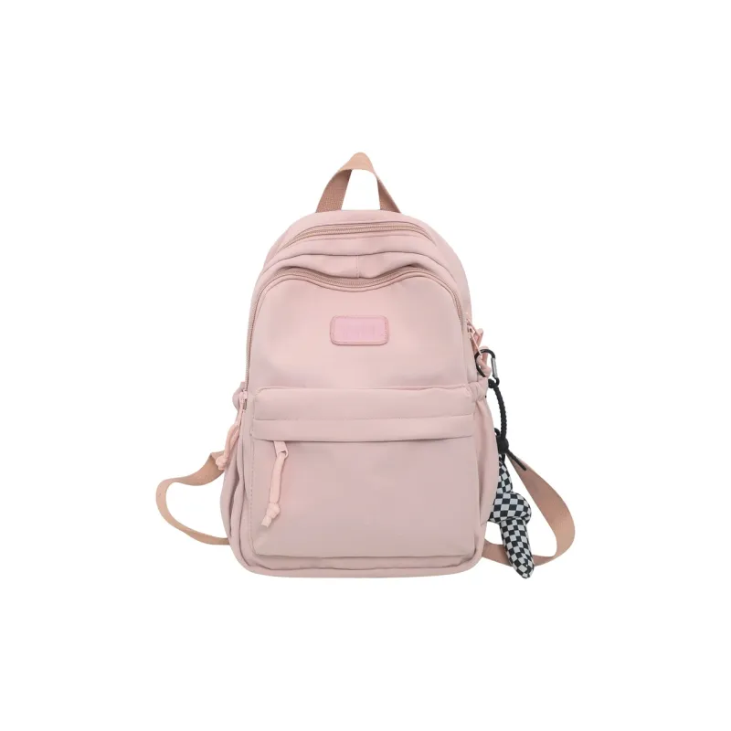 SUN ERATH&U Nylon Backpack Unisex White/Black/Purple/Blue/Pink-13