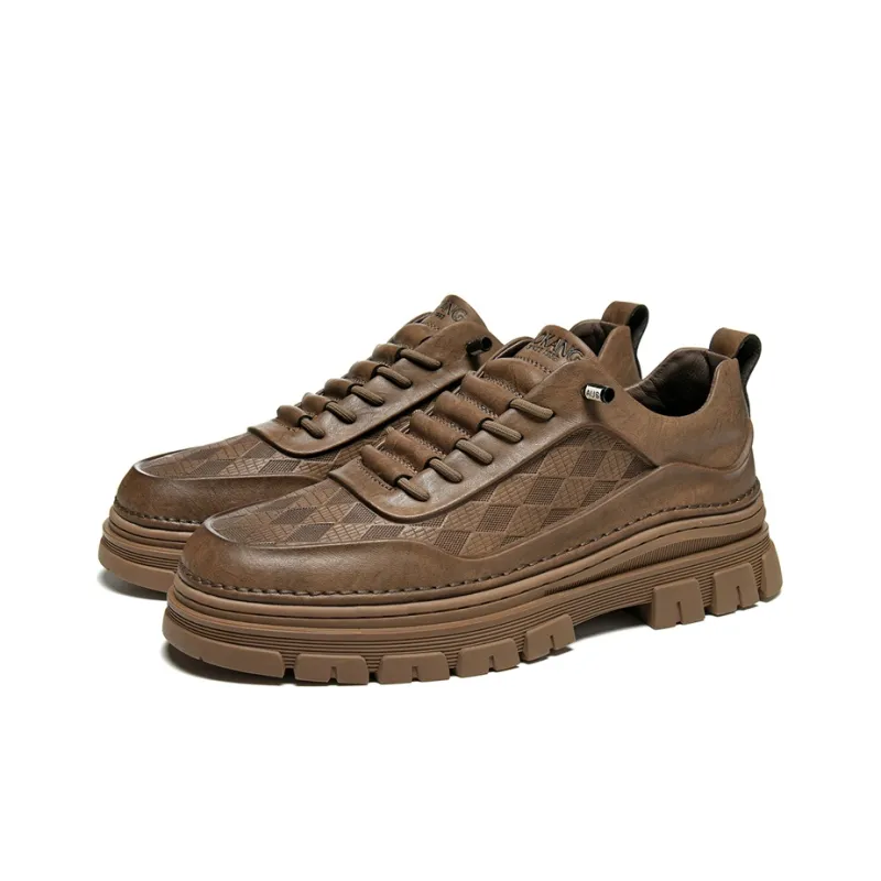 AOKANG Maillard Style Series Printed Luxury Elastic Band Skateboard Shoes Work Boots Men's Exclusive Box-8