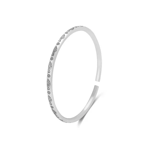 CUTE DAME S999 Fine Silver Sterling Silver Bracelets Women's Silver-0