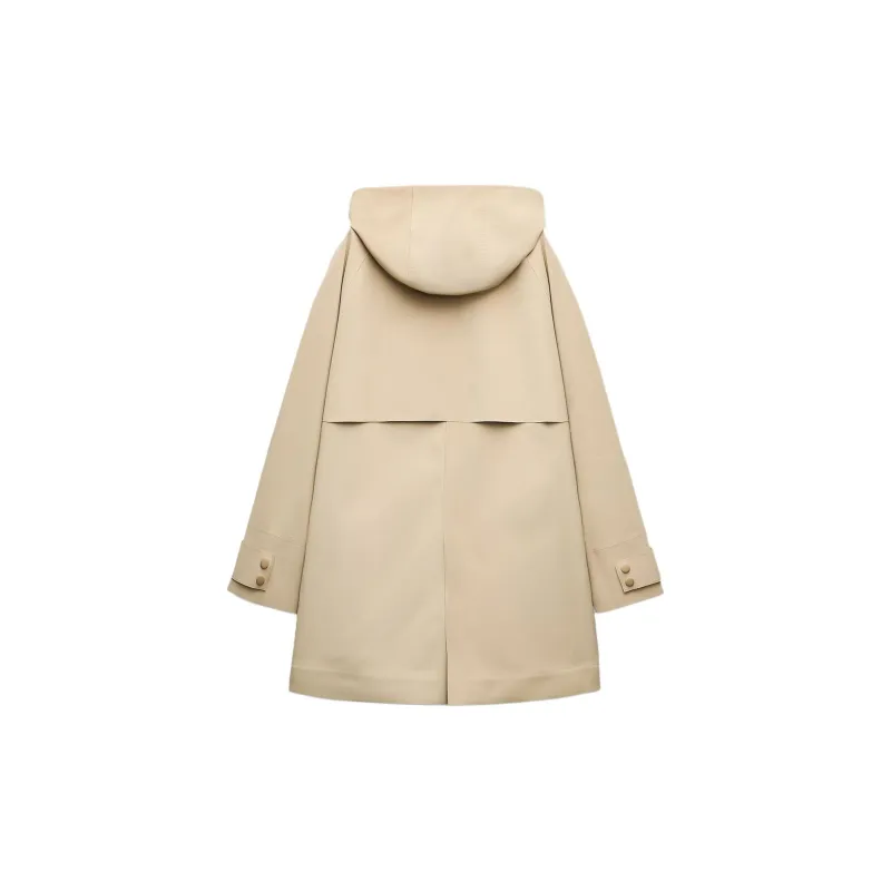 ZARA ZW Series Trench Coat Women's Beige-1