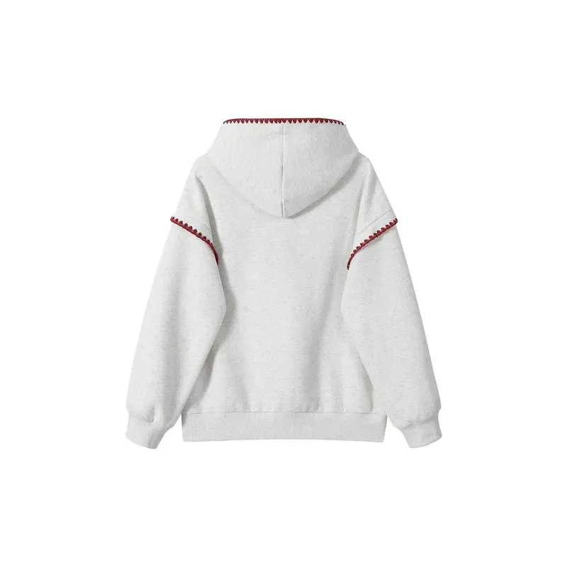 XUANSHU Sweatshirt Women's Gray-1