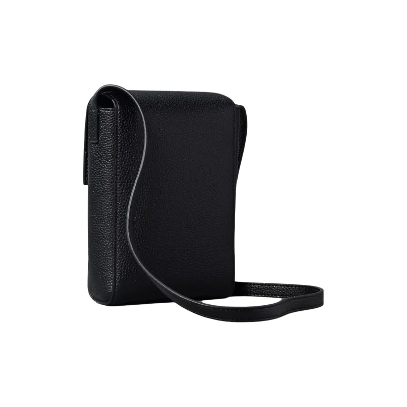 CALVIN KLEIN Minimal Collection PU Cell Phone Pouch Shoulder Bag Crossbody Bag Women's Black-1
