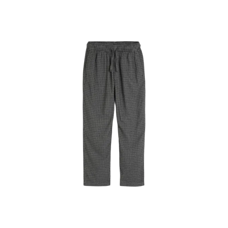 Hollister Pajama Pants Men's Black Plaid-0