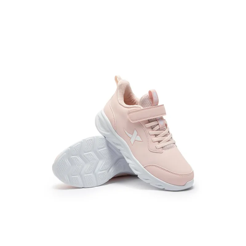 XTEP Anti Slip Wear Resistant Low Top Kids Lifestyle Shoes Pastel Pink Kids'-4