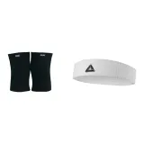 Black (Cropped)+White Headband