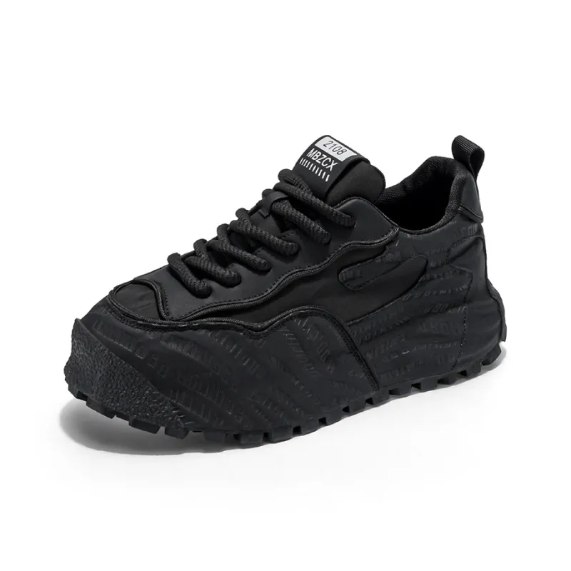 Wooden Rabbit Cushioning, Slip Resistant, Abrasion Resistant, Height Increasing Low Top Casual Shoes Men's-11