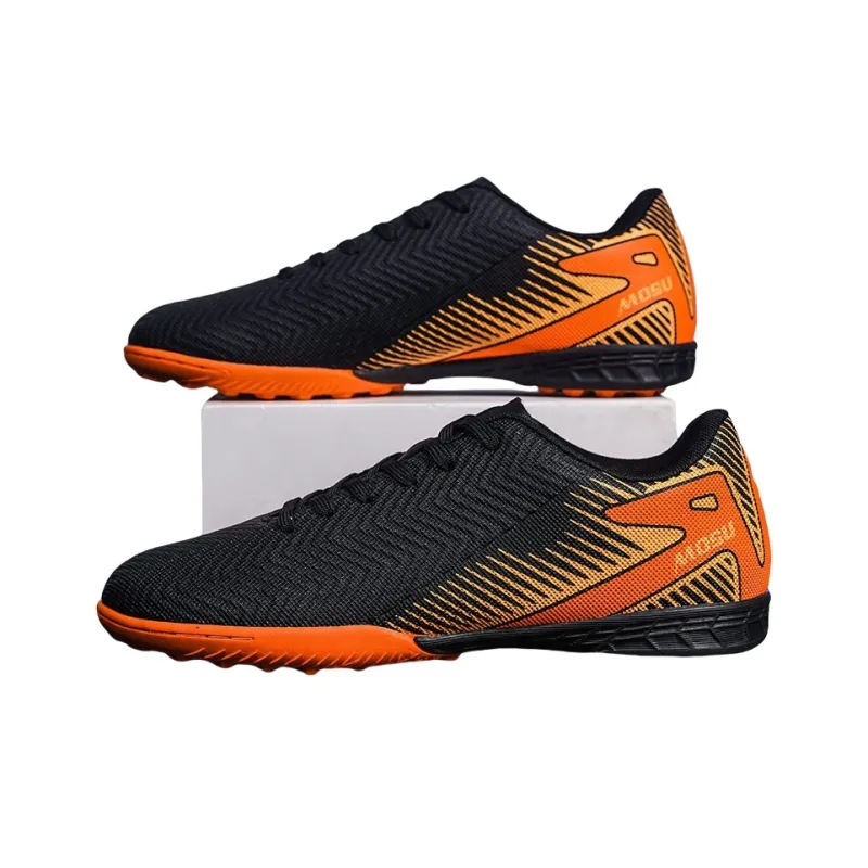 QIUTEXIONG FG Rubber Long Studs TF Rubber Broken Studs Artificial Ground Anti Slip Wear Resistant Soccer Shoes Unisex-4
