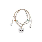 Big-Eyed Cat Bracelet[White]
