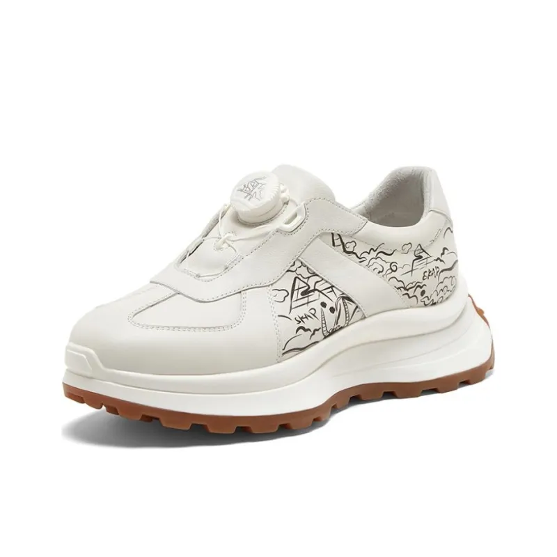 SKAP Slip Resistant Low Top Chunky Sneakers Women's-4