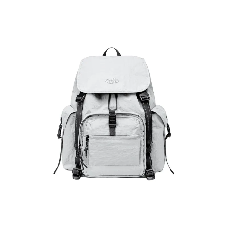 WINNER Nylon Backpack Large Size Unisex Brown/Black-14