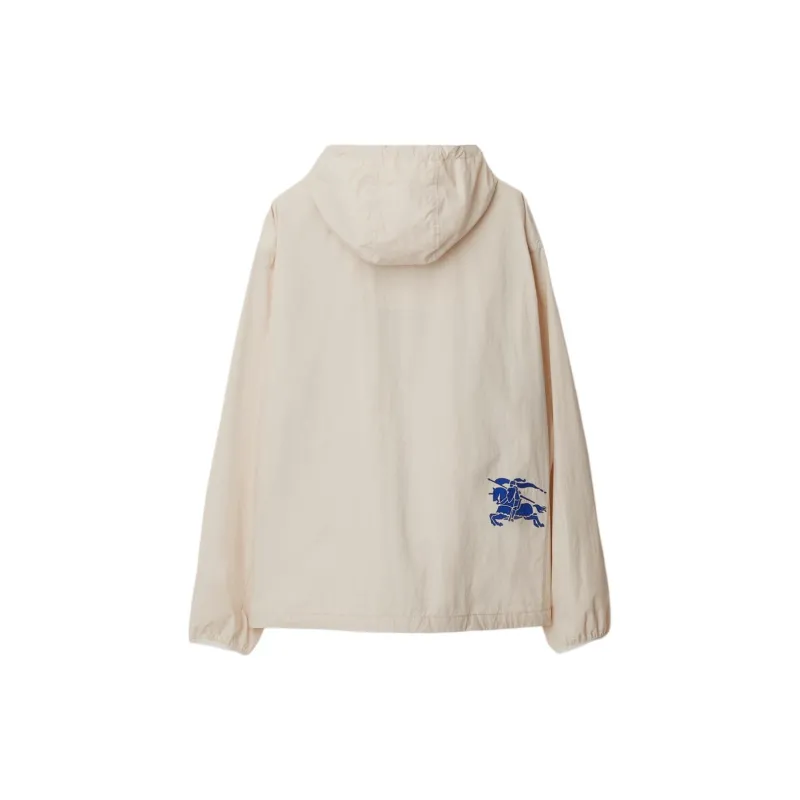 Burberry Equestrian Knight Motif Zipped Hooded Jacket-1
