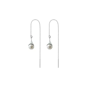 RHODON 925 Sterling Silver Drop Earrings Women's