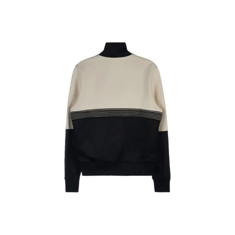 AMIPARIS Paris Ami De Coeur Striped Zipped Knit Cardigan-1