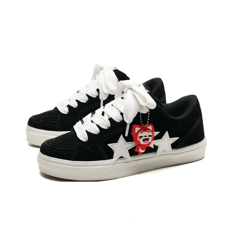 ALI THE FOX Slip Resistant Cushioning Abrasion Resistant Lightweight Breathable Low Top Skateboard Shoes Unisex-16