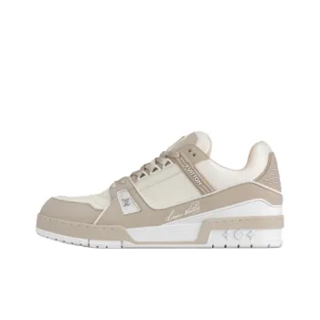 LOUIS VUITTON Trainer Low Top Skateboard Shoes Unisex Light Green