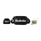 Black+Earphone Case+Cell Phone Strap Orange