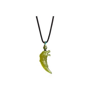 Tang Zhi Serpentine Jade Necklaces Unisex