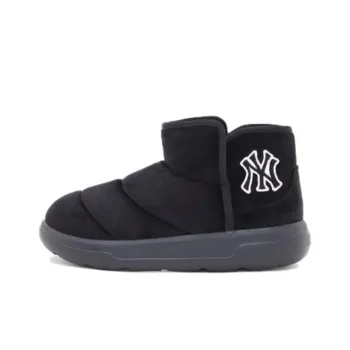 MLB New York Yankees Warm Slip Resistant Short Snow Boots Women's Black