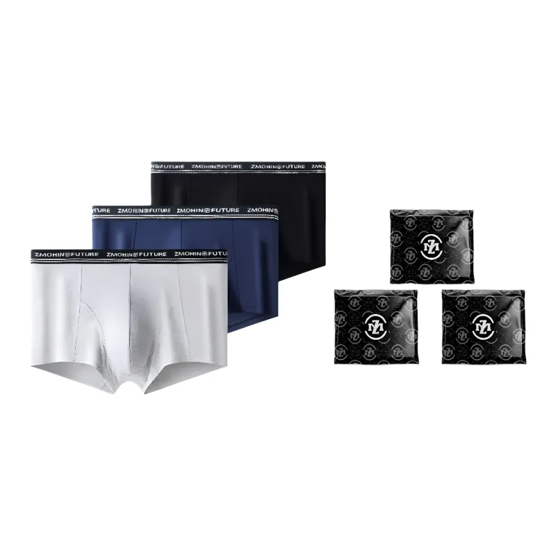 ZMOH Square cut Underwear Men's Individually Pouched-15