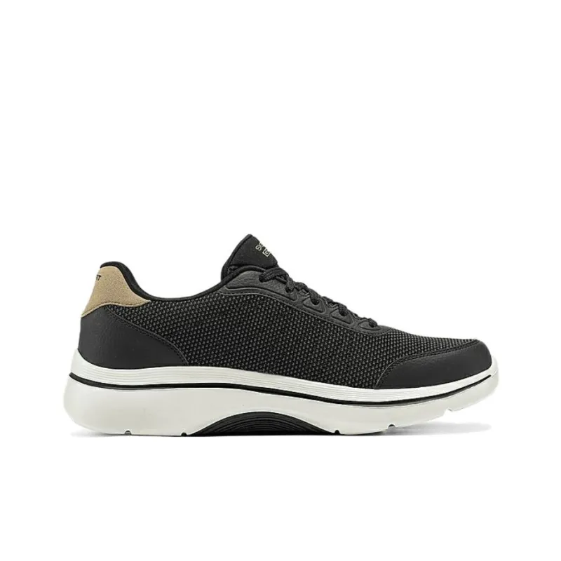 Skechers GOWALK Anti Slip Wear Resistant Low Top Casual Shoes Men's Black-1