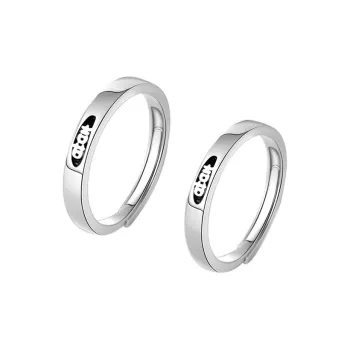 KLFOOK 999 Fine Silver Rings Unisex
