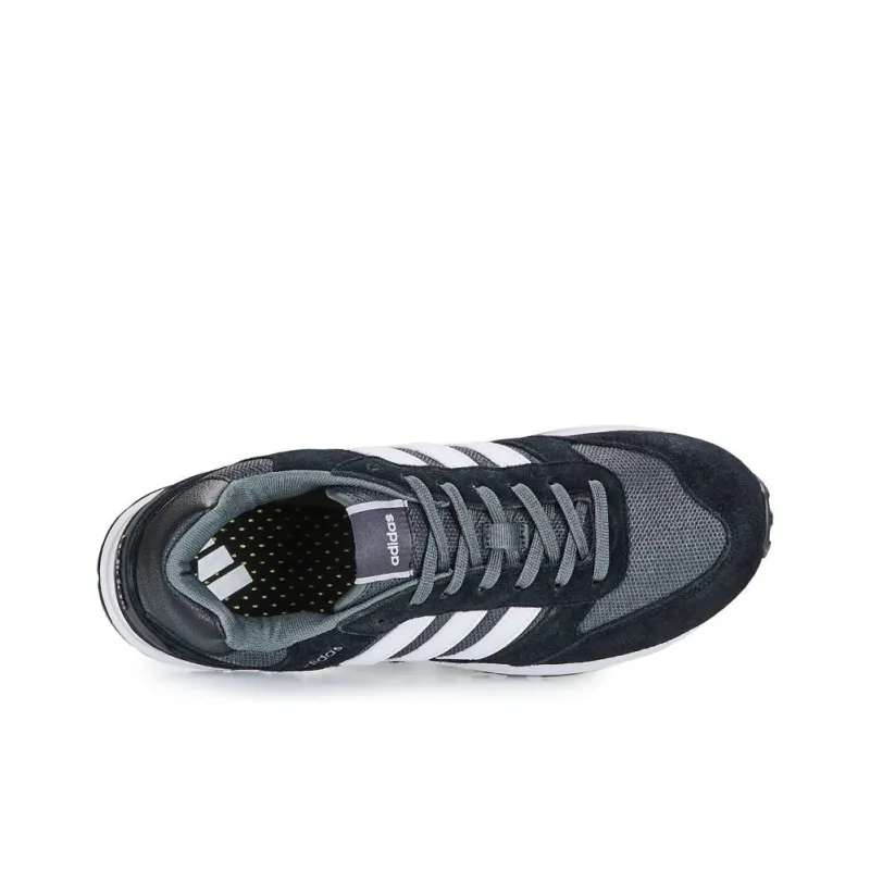 Adidas Run 80s Anti Slip Wear Resistant Low Top Casual Shoes Men's Black-4