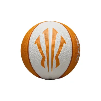Anta Irving Series Rubber Basketball Orange White Size 5 Ball, Size 7 Ball Training Competition Unisex
